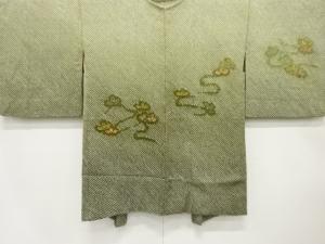 きぬたや謹製　流水に花模様　絵羽織